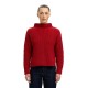 блуза,дамски,пуловери,дамски,плетени,дрехи,selected,selma,sus,high,neck,sweater,equestrian,red,(red)