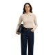 дамски,блузи,с,яка,selected,thea,long,sleeve,polo,oatmeal,(beige)