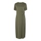 рокля,дамски,поли,и,рокли,pieces,anora,short,sleeve,long,dress,deep,lichen,green,(green)