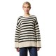 блуза,дамски,пуловери,дамски,плетени,дрехи,pieces,ava,sweater,birch,black,(beige)