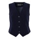 елек,дамски,сака,pieces,bozzy,waistcoat,sky,captain,pinstripe,(blue)