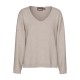 блуза,дамски,пуловери,дамски,плетени,дрехи,pieces,bree,v,neck,sweater,crockery,melange,(beige)
