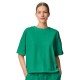 суичър,дамски,блузи,pieces,chilli,summer,loose,fit,short,sleeve,hoodie,simply,green,(green)