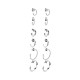 бижутерия,pieces,diona,earrings,silver,colour,(silver)