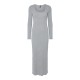 рокля,дамски,поли,и,рокли,pieces,iris,long,sleeve,long,dress,ultimate,grey,(grey)
