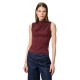тениска,дамски,тениски,pieces,madison,draped,sleeveless,t,shirt,red,(tawny,port)