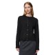 жилетка,дамски,пуловери,дамски,плетени,дрехи,pieces,malou,cardigan,black