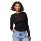 тениска,дамски,тениски,pieces,maria,long,sleeve,t,shirt,black