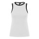 тениска,дамски,тениски,pieces,may,boxer,sleeveless,t,shirt,bright,white,black,contrast,(white)
