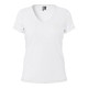тениска,дамски,тениски,pieces,new,billy,short,sleeve,v,neck,t,shirt,bright,white,gold,heart,outline,(white)