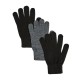 ръкавици,ръкавици,шапки,и,шалове,pieces,new,buddy,gloves,3,pairs,black,black,black,dark,grey,melange,(black,grey)