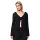 жилетка,дамски,пуловери,дамски,плетени,дрехи,pieces,nuka,cardigan,black