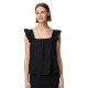 дамски,блузи,дамски,ризи,pieces,pia,sleeveless,blouse,black