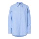 риза,с,дълъг,ръкав,дамски,блузи,дамски,ризи,pieces,poppy,loose,fit,long,sleeve,shirt,cashmere,blue,(blue)