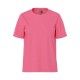 тениска,дамски,тениски,pieces,ria,fold,up,solid,short,sleeve,t,shirt,pink,lemonade,(pink)