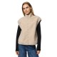 потник,дамски,потници,pieces,sadia,vest,silver,gray,(beige)