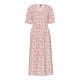 рокля,дамски,поли,и,рокли,pieces,tala,midi,short,sleeve,dress,cloud,dancer,multi,flower,(white)