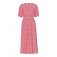 рокля,дамски,поли,и,рокли,pieces,tala,midi,short,sleeve,dress,pink,lemonade,multi,flower,(pink)