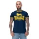 тениска,мъжки,тениски,lonsdale,lees,short,sleeve,t,shirt,blue,(dark,navy,yellow)