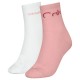 чорапи,дамски,чорапи,calvin,klein,701235518,short,socks,2,pairs,pink,(white,pink)
