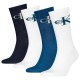 чорапи,мъжки,чорапи,calvin,klein,701235982,crew,socks,4,pairs,blue,white