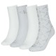 чорапи,дамски,чорапи,calvin,klein,holiday,socks,4,pairs,light,grey,white,(white,grey)