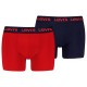 боксерки,мъжко,бельо,levi´s,®,repeat,logo,brief,boxers,2,units,red,combo,(red,blue)