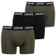 боксерки,мъжко,бельо,levi´s,®,repeat,logo,brief,boxers,3,units,khaki,combo,(green,black)