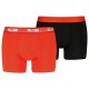 боксерки,мъжко,бельо,puma,701233664,boxers,2,units,fierce,red,black,(red,black)