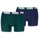 боксерки,мъжко,бельо,puma,everyday,basic,boxers,2,units,green,navy,(green,blue)