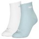 чорапи,дамски,чорапи,puma,scallop,edge,quarter,socks,2,pairs,aqua,white,(white,blue)