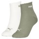 чорапи,дамски,чорапи,puma,scallop,edge,quarter,socks,2,pairs,green,warm,white,(green,white)