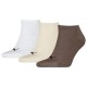 чорапи,мъжки,чорапи,puma,sneaker,plain,socks,3,pairs,brown,alpine,snow,(multicolor)