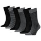 чорапи,мъжки,чорапи,tommy,hilfiger,701235373,socks,6,pairs,dark,grey,melange,(black,grey)
