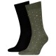 чорапи,мъжки,чорапи,tommy,hilfiger,701236311,socks,2,pairs,army,green,(green,black)