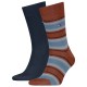 чорапи,мъжки,чорапи,tommy,hilfiger,701236312,socks,2,pairs,chocolate,brown,(blue)