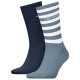 чорапи,мъжки,чорапи,tommy,hilfiger,701236735,crew,socks,2,pairs,washed,blue,(blue)