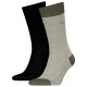 чорапи,мъжки,чорапи,tommy,hilfiger,birdseye,socks,2,pairs,army,green,(green,black)