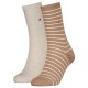чорапи,дамски,чорапи,tommy,hilfiger,small,stripe,classic,socks,2,pairs,sand,(beige)