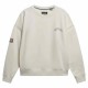 блуза,дамски,блузи,superdry,athletic,relaxed,printed,crew,sweatshirt,beige,(desert,bone,off,white)