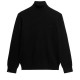 блуза,дамски,пуловери,дамски,плетени,дрехи,superdry,classic,high,neck,sweater,black,(black)