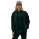 блуза,дамски,блузи,superdry,country,club,velour,full,zip,sweatshirt,enamel,green,(green)