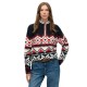 блуза,дамски,пуловери,дамски,плетени,дрехи,superdry,intarsia,half,zip,sweater,eclipse,navy,multi
