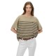 тениска,дамски,тениски,superdry,studios,dropped,shoulder,short,sleeve,t,shirt,black,beige,stripe,(beige)