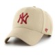 шапка,с,козирка,всички,шапки,47,mlb,new,york,yankees,mvp,snapback,cap,khaki,khr,(beige)