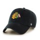 шапка,всички,шапки,47,nhl,chicago,blackhawks,clean,up,cap,black,(black)