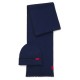 комплект,ръкавици,шапки,и,шалове,hugo,zaschel,set,10260700,scarf,navy,(blue)
