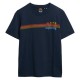 тениска,дамски,тениски,superdry,rainbow,stripe,short,sleeve,t,shirt,eclipse,navy,(blue)