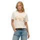 тениска,дамски,тениски,superdry,vintage,logo,metallic,short,sleeve,t,shirt,cream,(beige)