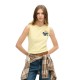 тениска,дамски,тениски,superdry,vintage,rainbow,sleeveless,t,shirt,island,yellow,(yellow)